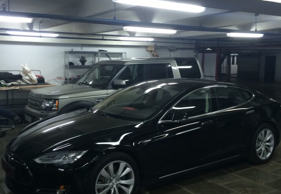 Полировка, защитное покрытие Ceramic Pro и защитные пленки на Tesla S