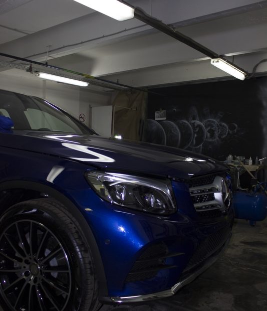 Комплекс работ по оклейке защитными пленками Mercedes GLC